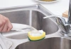 Kitchen pot washing brush, long-handled dish washing brush, non-stick oil cleaning brush, multi-functional sponge dish washing brush Specification image